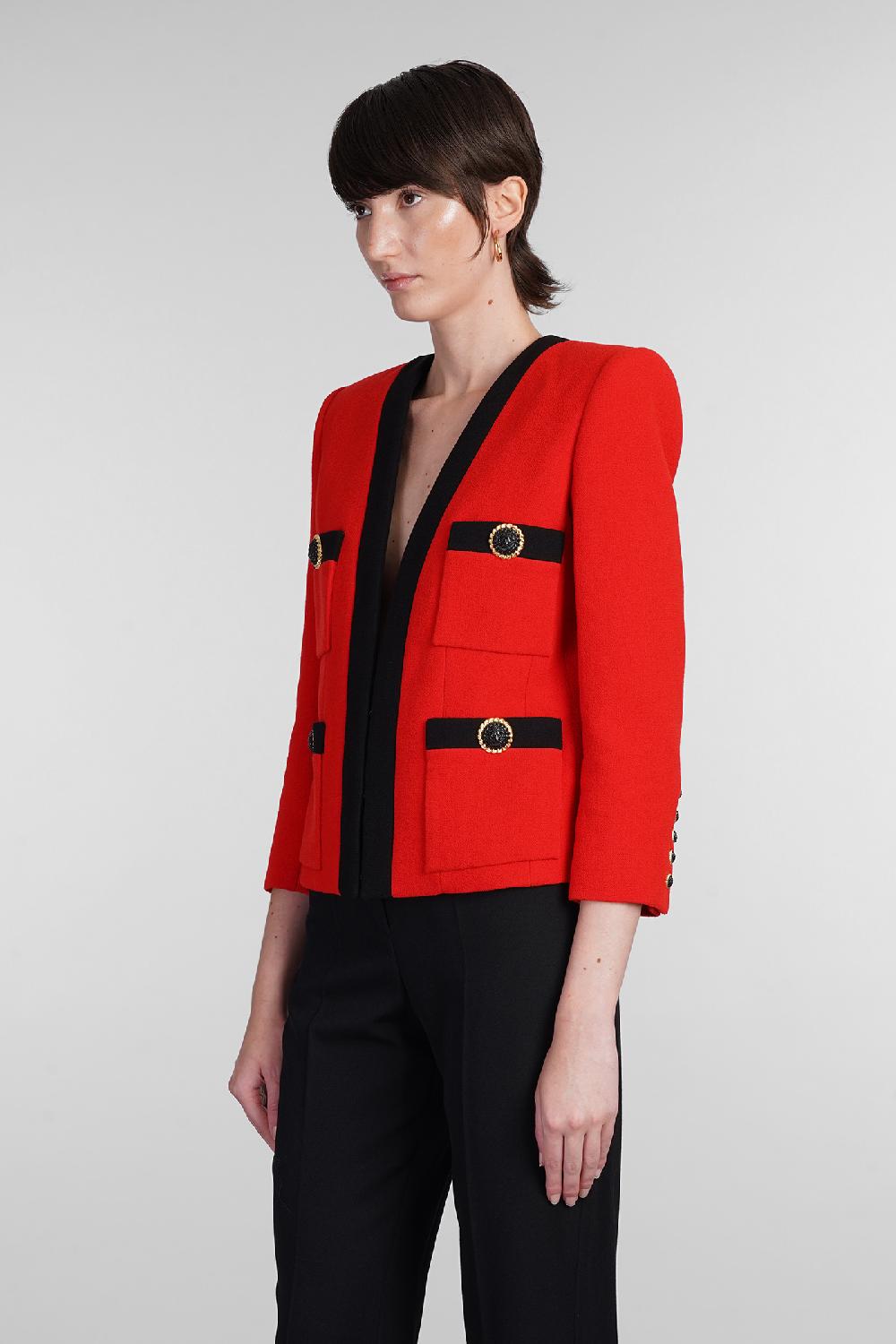 Deliberti Balmain Blazer in lana rossa cod. 403044 - Deliberti The Luxury Shopping 2025