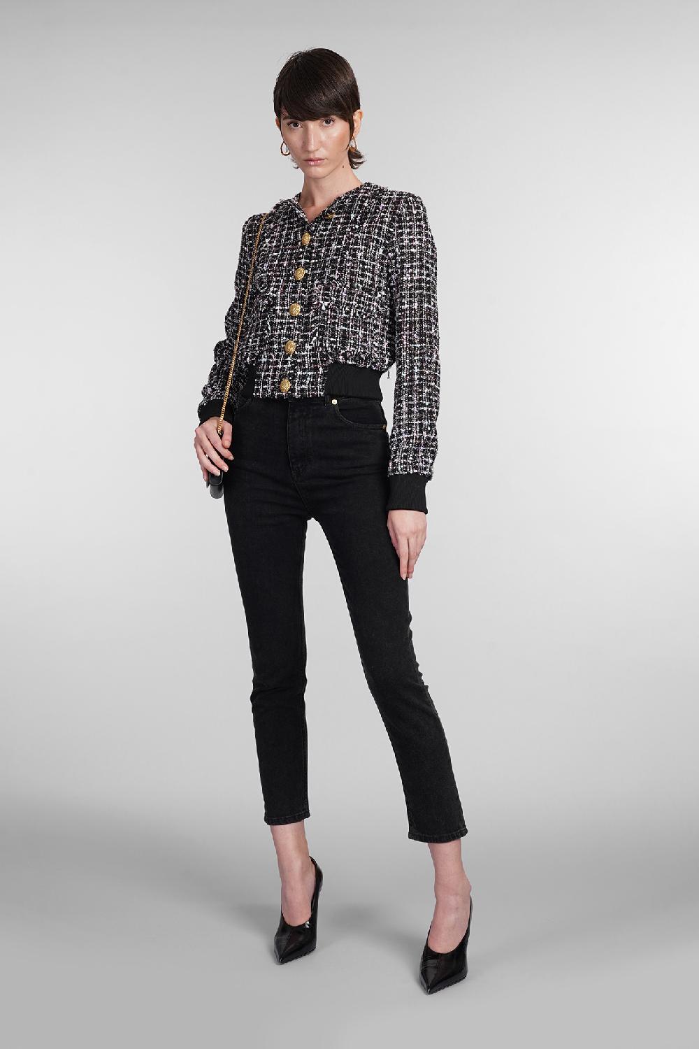 Deliberti Balmain Giacca casual in poliestere nero cod. 403045 - Deliberti The Luxury Shopping In Linea