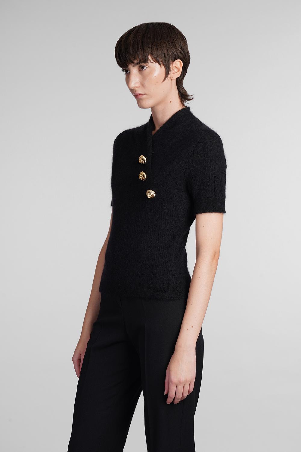 Deliberti Balmain Maglia in mohair nero cod. 406831 - Deliberti The Luxury Shopping Nuovo