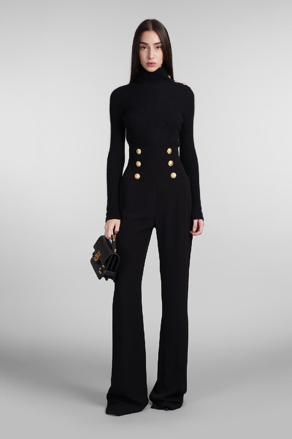 Deliberti Balmain Maglia in mohair nero cod. 406832 - Deliberti The Luxury Shopping Qualità