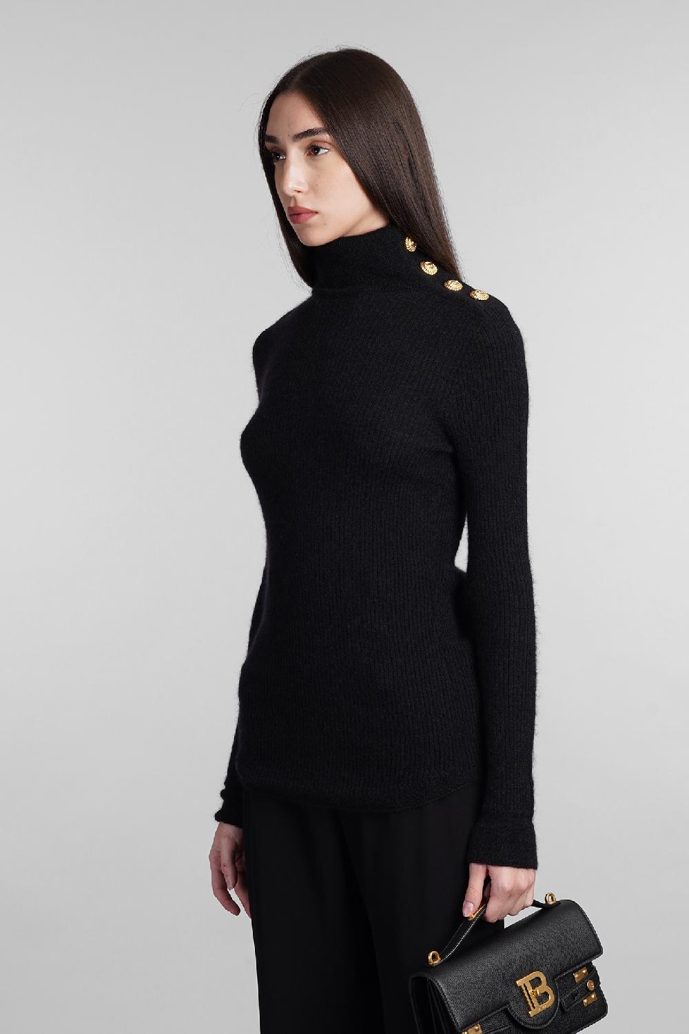 Deliberti Balmain Maglia in mohair nero cod. 406832 - Deliberti The Luxury Shopping Qualità