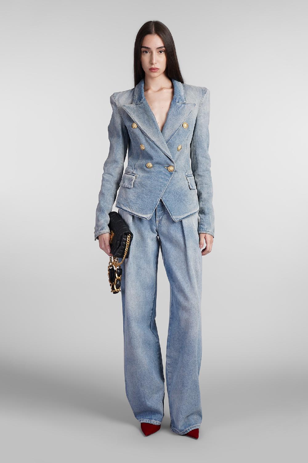 Deliberti Balmain Jeans in cotone blu cod. 406834 - Deliberti The Luxury Shopping Promozione