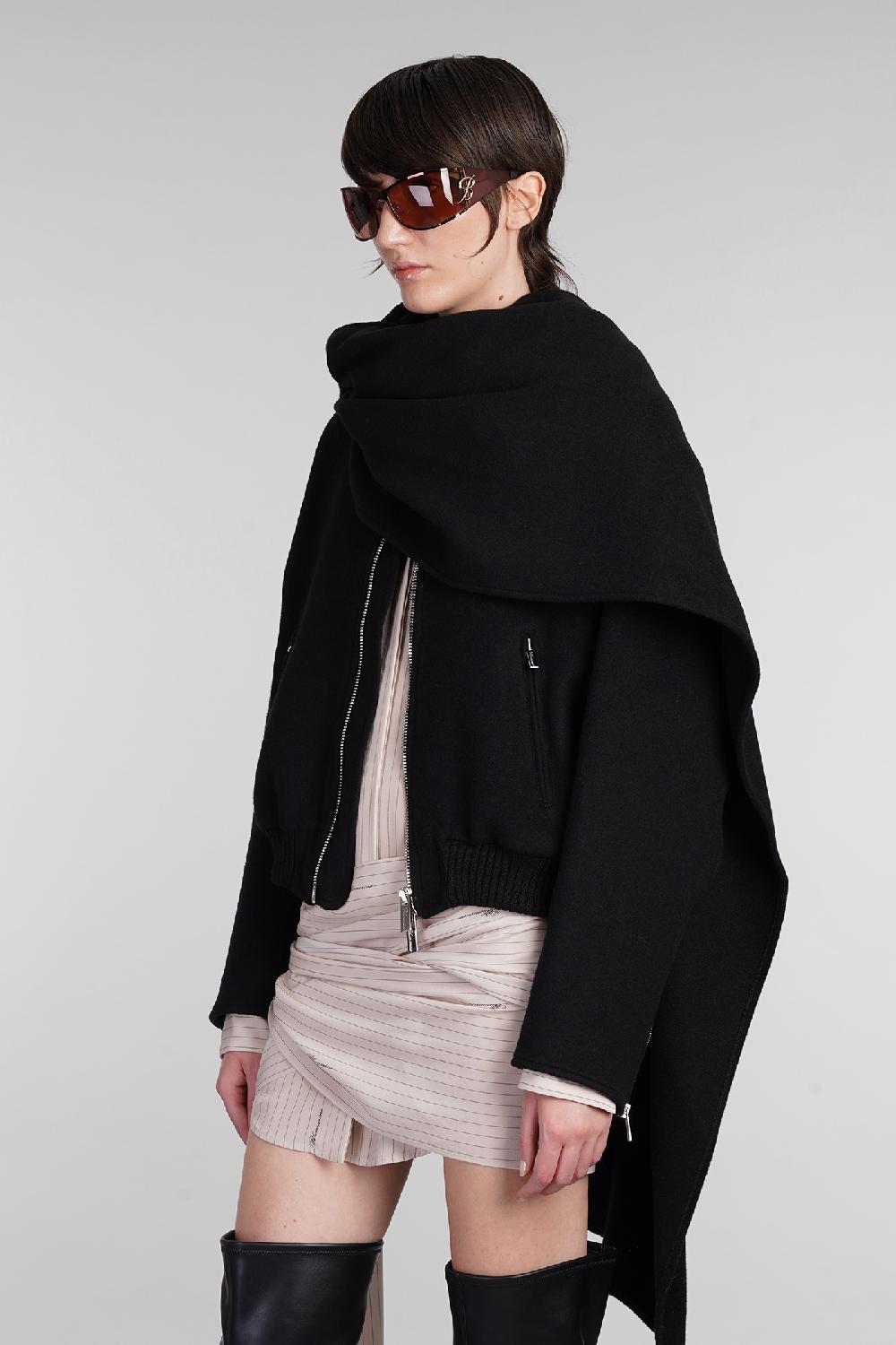 Deliberti Blumarine Bomber in lana nera cod. 403544 - Deliberti The Luxury Shopping Affare Del Giorno