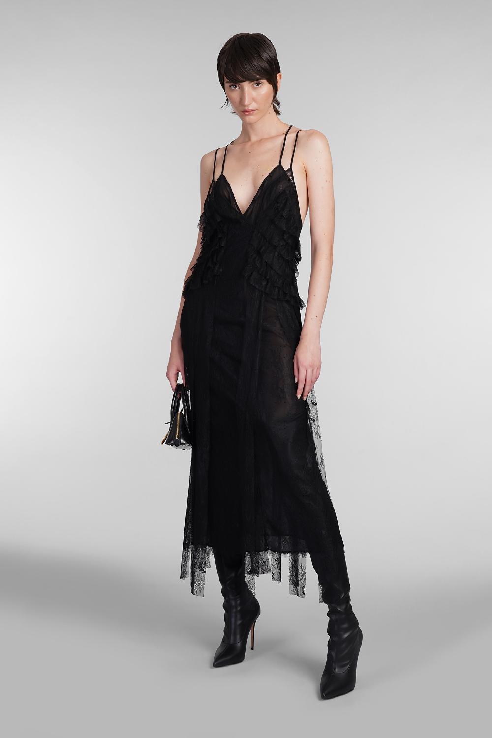 Deliberti Blumarine Abito in poliammide nera cod. 403546 - Deliberti The Luxury Shopping Prezzo Ridotto