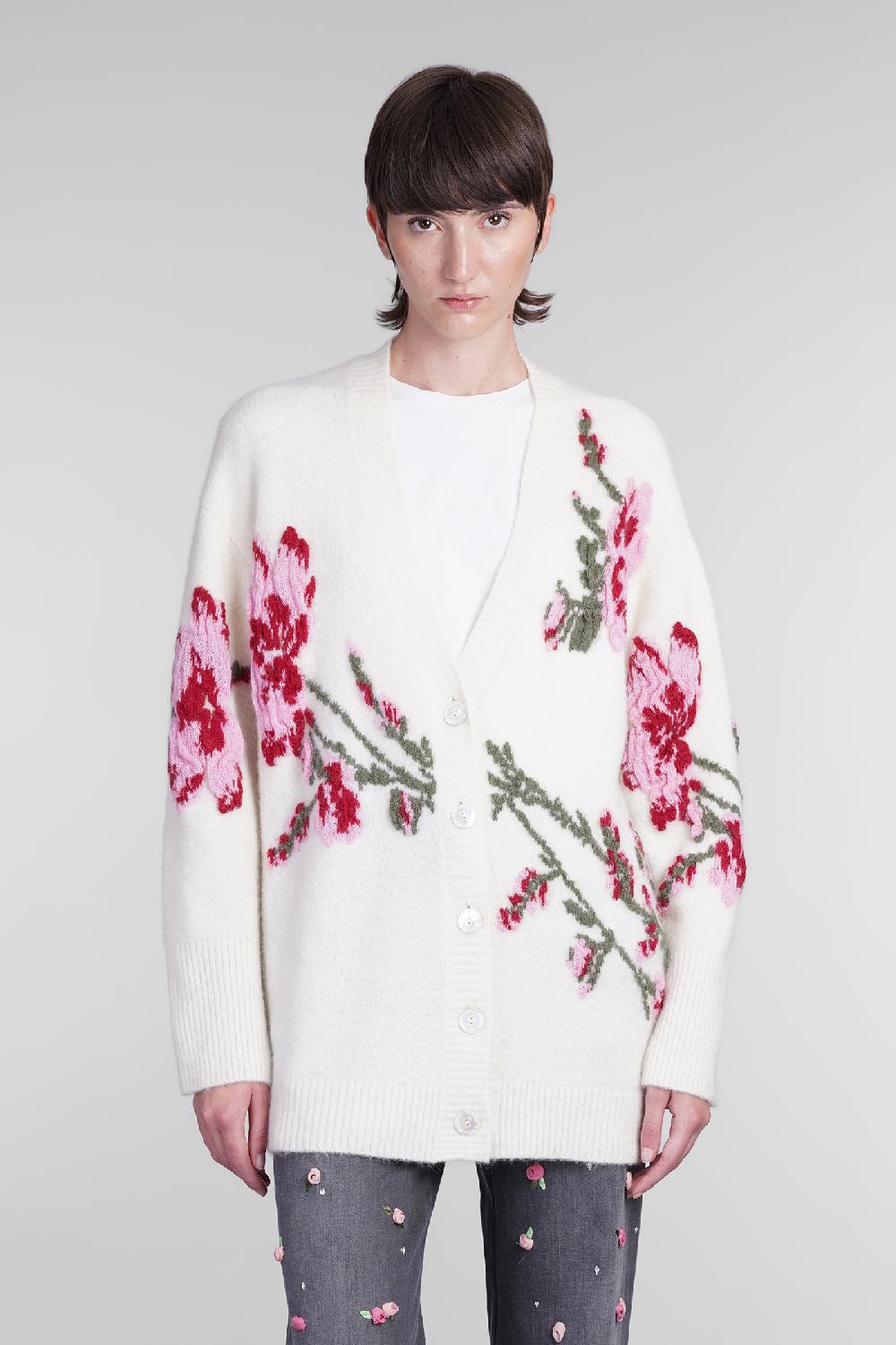 Deliberti Blumarine Cardigan in lana beige cod. 405281 - Deliberti The Luxury Shopping