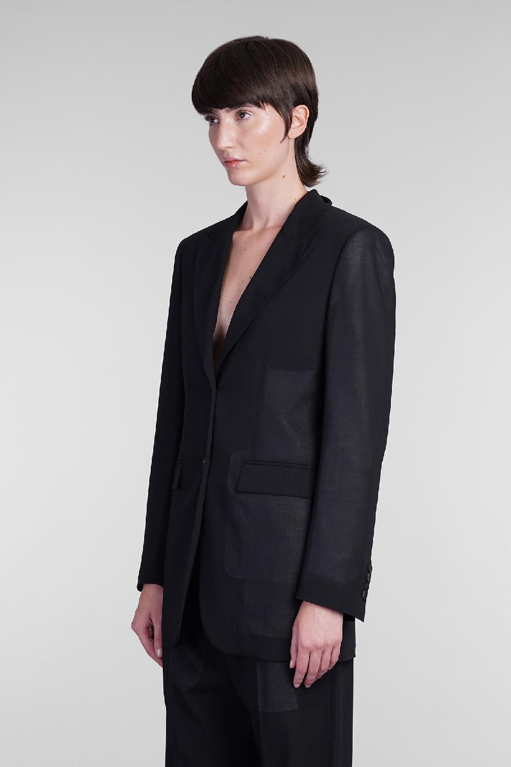 Deliberti Blumarine Blazer in lana nera cod. 405283 - Deliberti The Luxury Shopping Economico