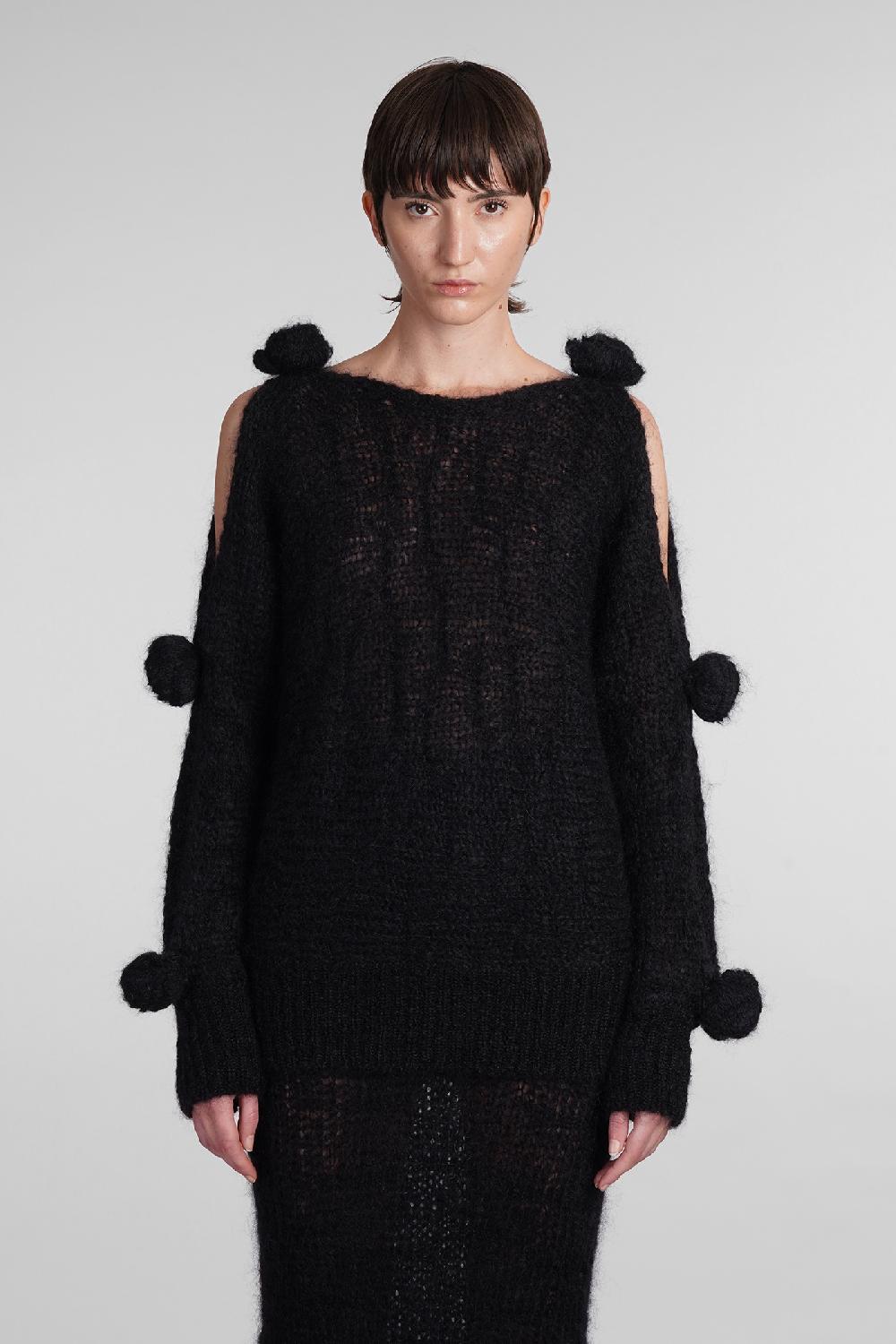 Deliberti Blumarine Maglia in lana nera cod. 406614 - Deliberti The Luxury Shopping