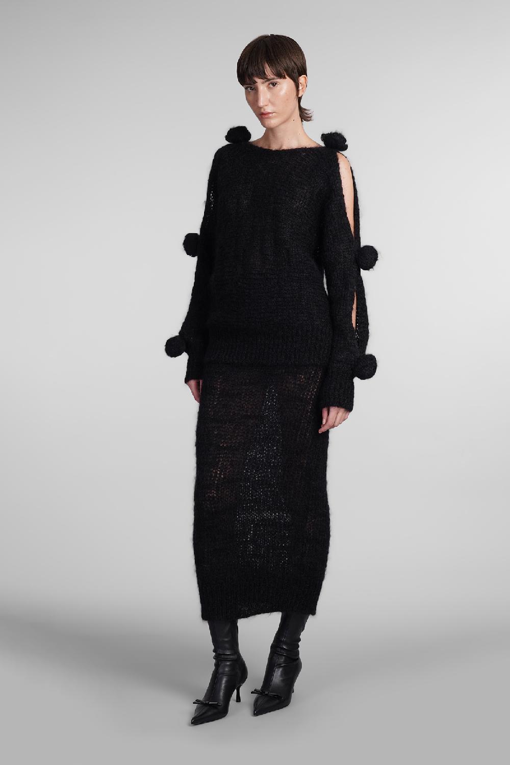 Deliberti Blumarine Maglia in lana nera cod. 406614 - Deliberti The Luxury Shopping In Vendita
