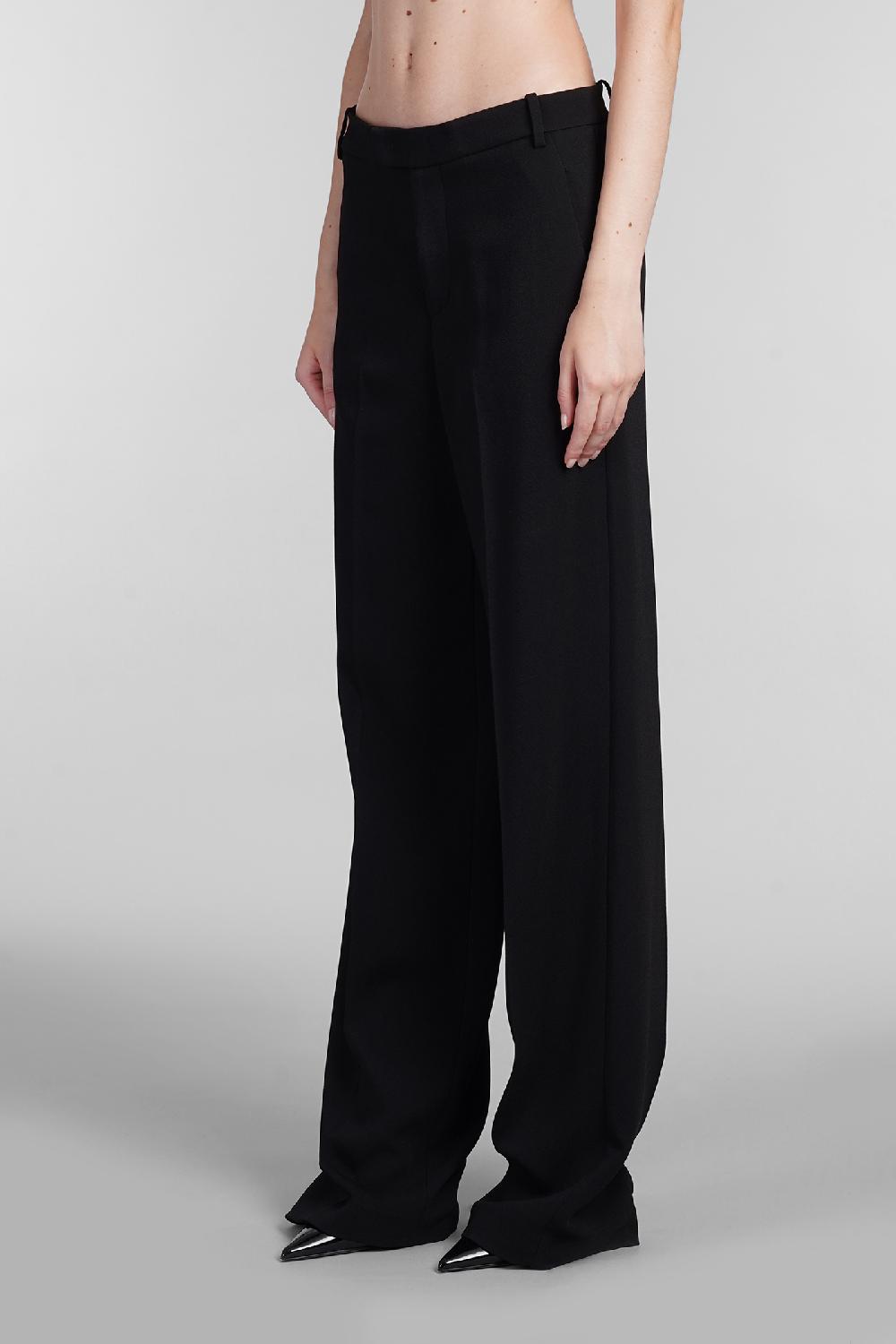 Deliberti Blumarine Pantalone in viscosa nera cod. 403545 - Deliberti The Luxury Shopping Saldi Di Fabbrica