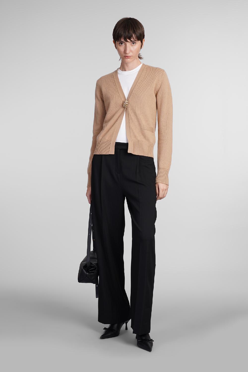 Deliberti Blumarine Cardigan in lana beige cod. 406615 - Deliberti The Luxury Shopping I Più Venduti