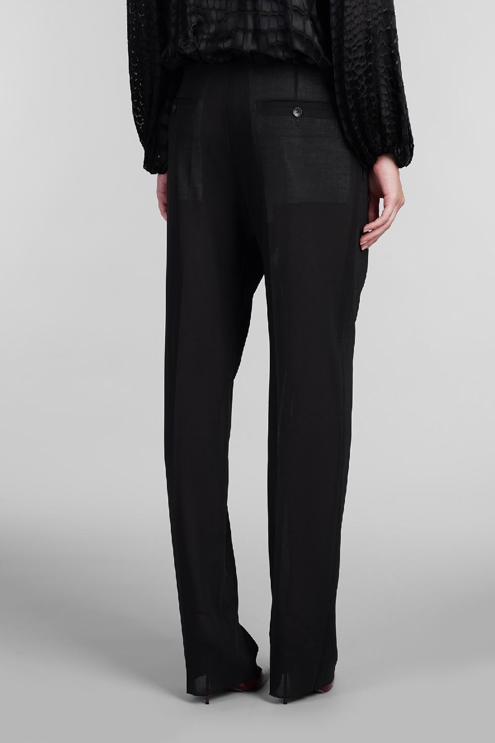 Deliberti Blumarine Pantalone in lana nera cod. 403558 - Deliberti The Luxury Shopping Vendite Flash