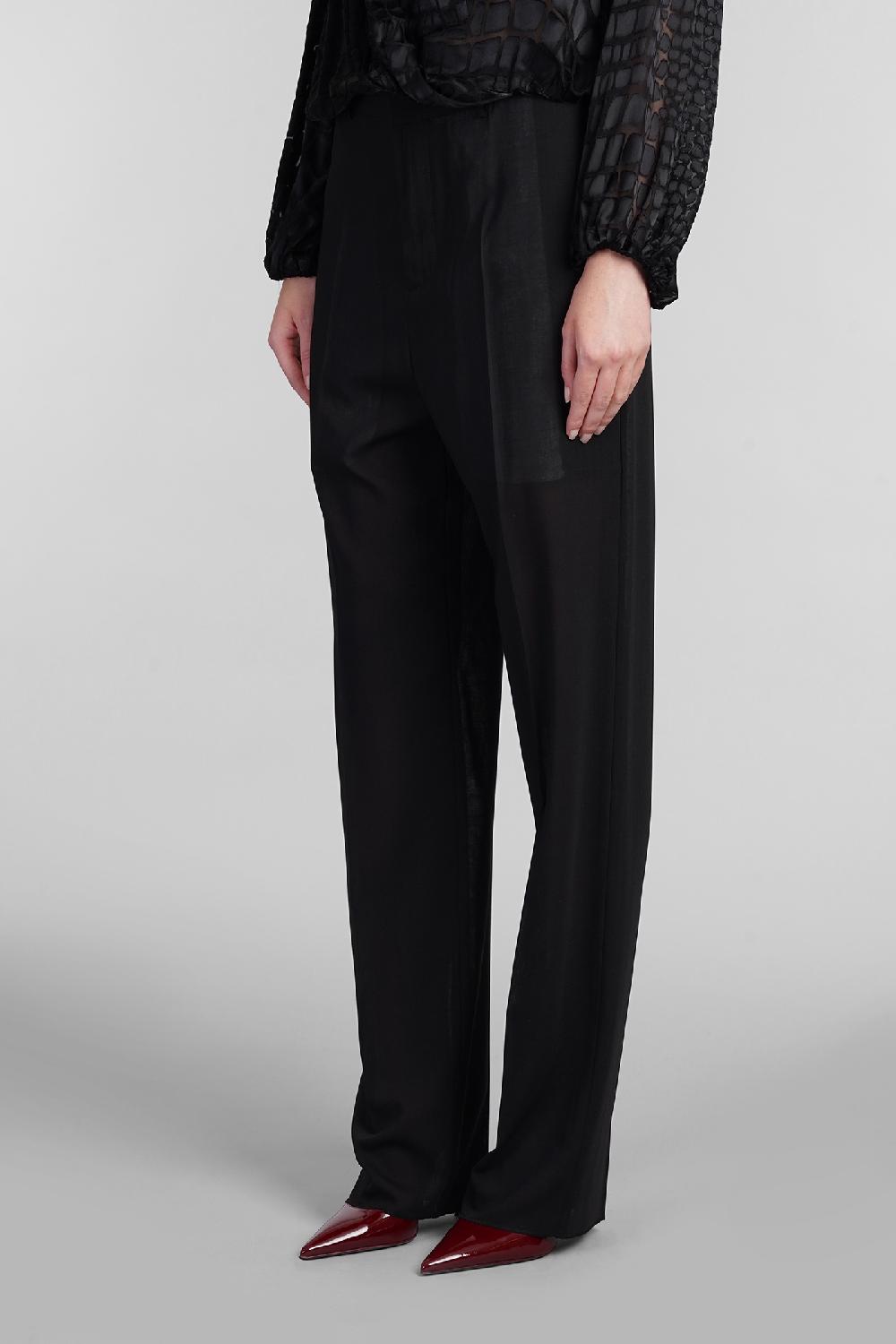 Deliberti Blumarine Pantalone in lana nera cod. 403558 - Deliberti The Luxury Shopping Vendite Flash