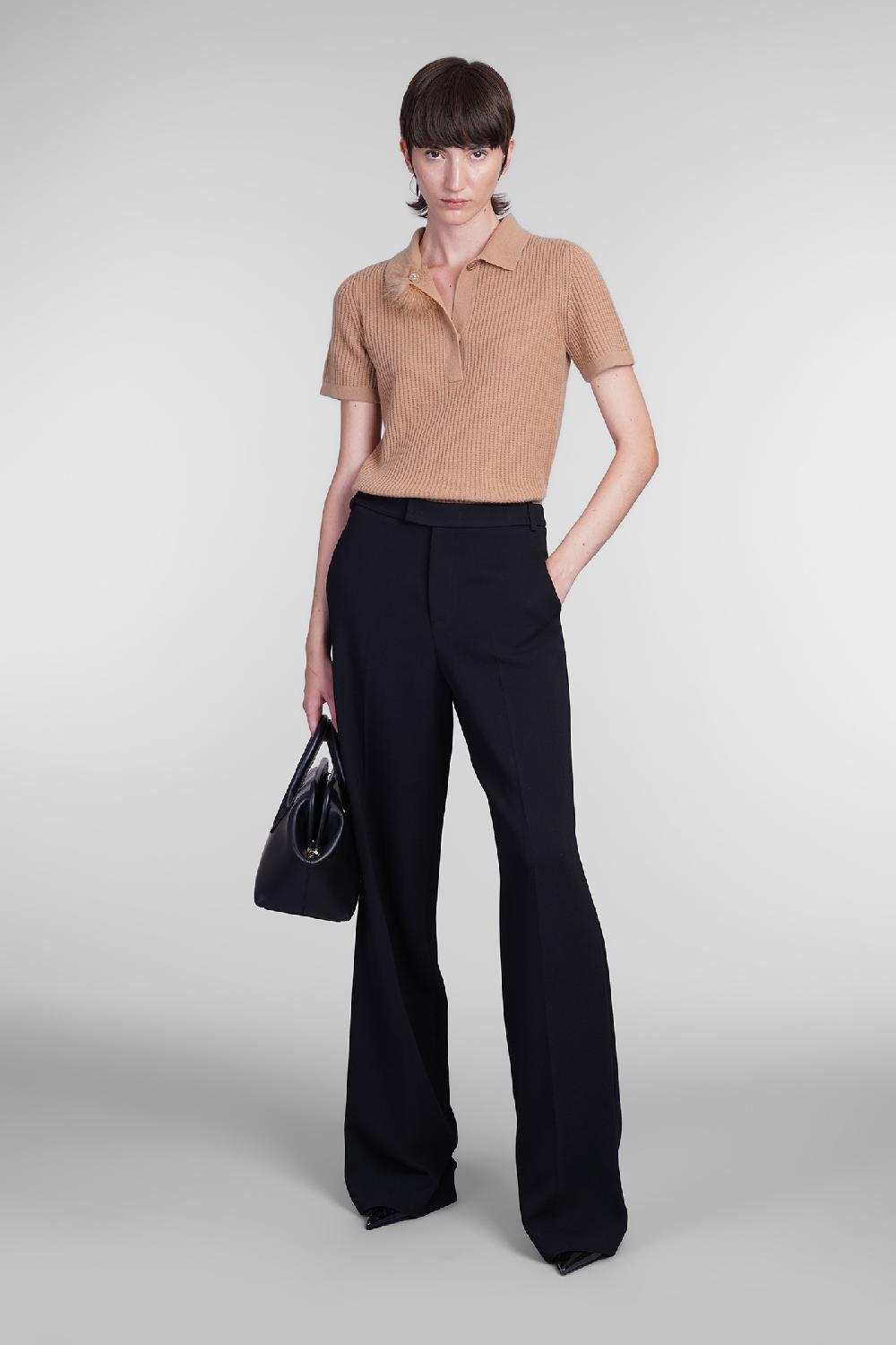 Deliberti Blumarine Polo in lana marrone cod. 403553 - Deliberti The Luxury Shopping In Saldo