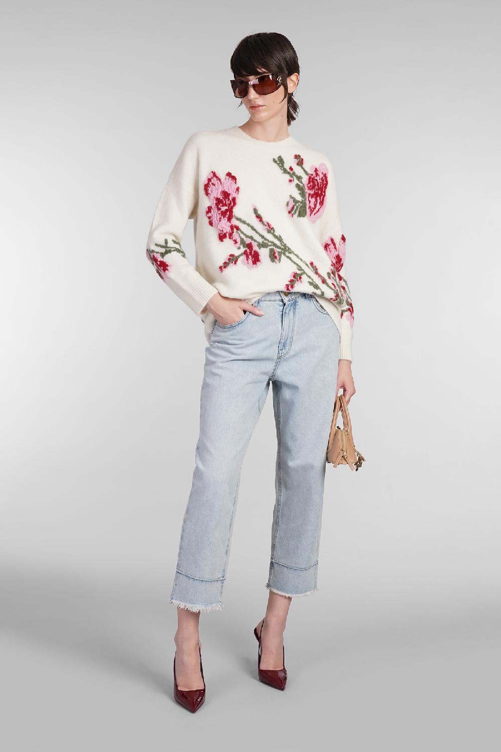 Deliberti Blumarine Jeans in cotone celeste cod. 403551 - Deliberti The Luxury Shopping Moda