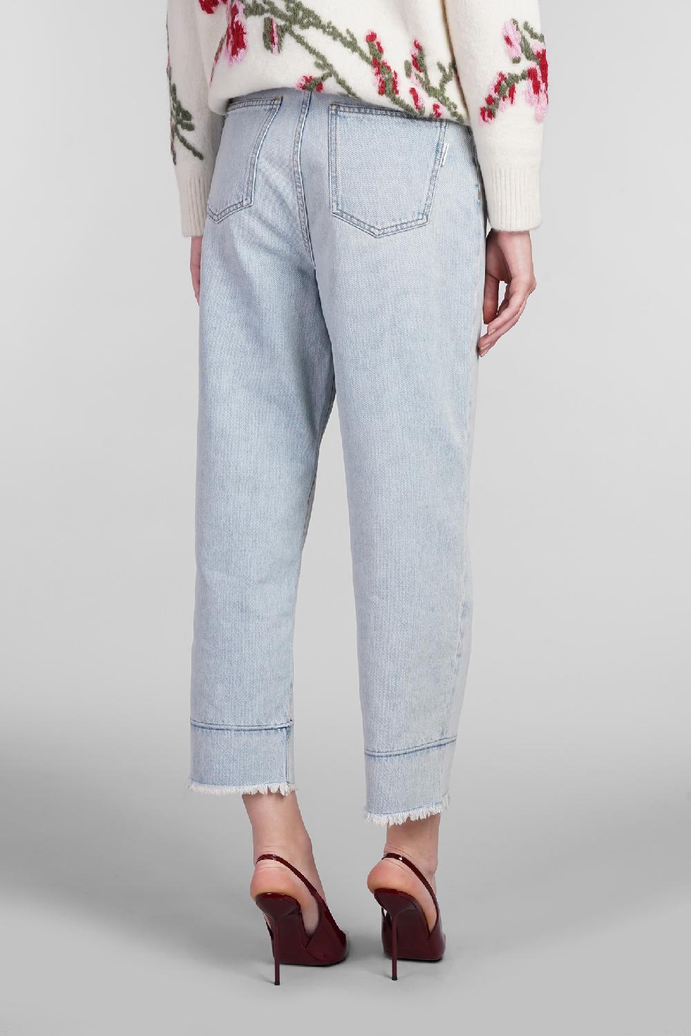 Deliberti Blumarine Jeans in cotone celeste cod. 403551 - Deliberti The Luxury Shopping Moda