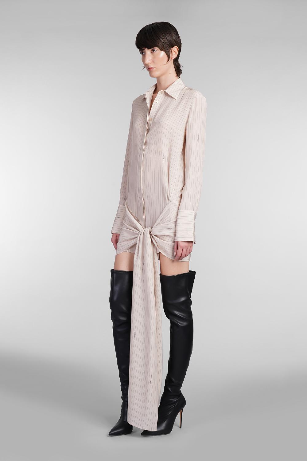 Deliberti Blumarine Abito in seta beige cod. 403547 - Deliberti The Luxury Shopping Italia