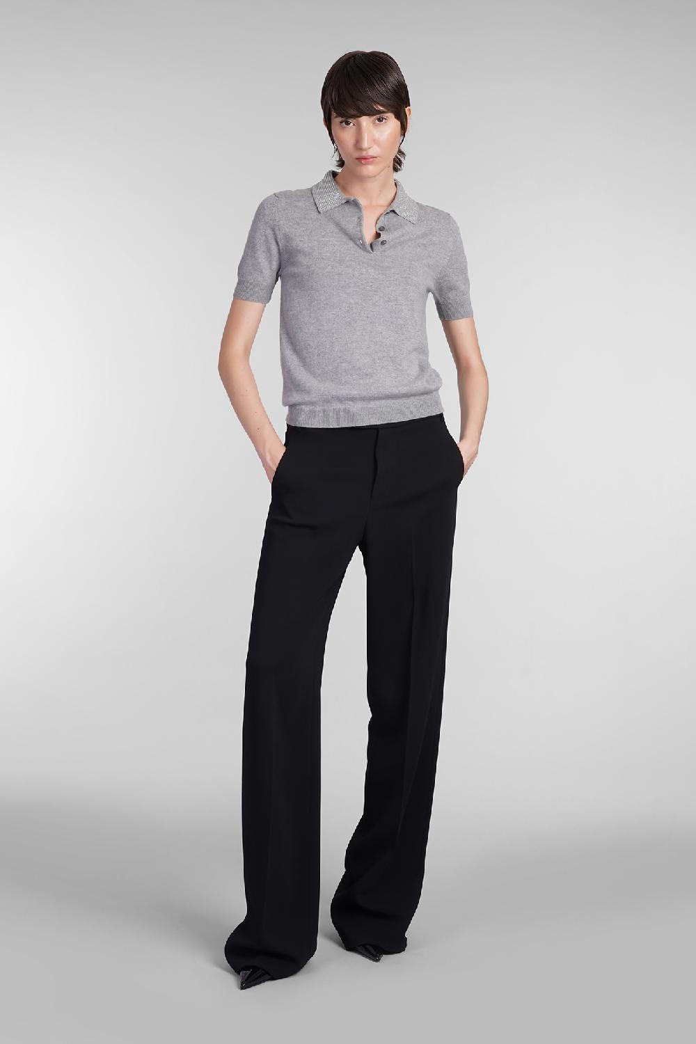 Deliberti Blumarine Polo in lana grigia cod. 403554 - Deliberti The Luxury Shopping 2025