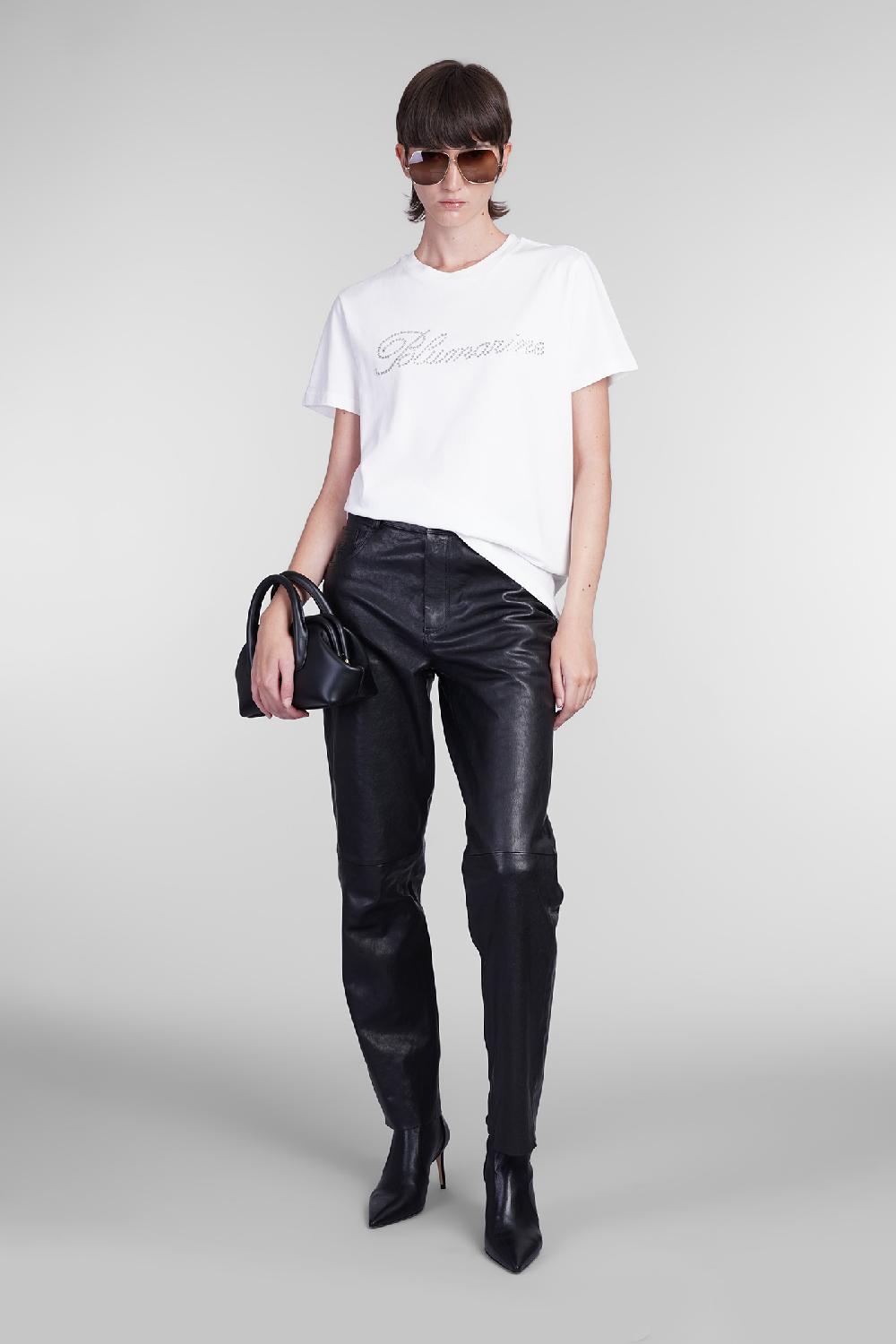 Deliberti Blumarine T-shirt in cotone bianco cod. 403559 - Deliberti The Luxury Shopping Nuovo