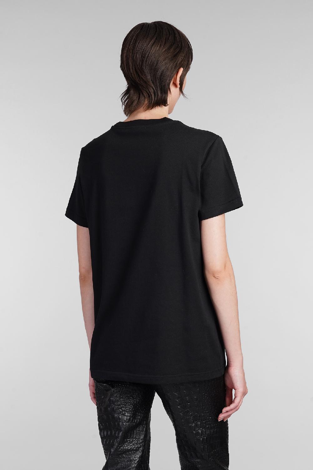 Deliberti Blumarine T-shirt in cotone nero cod. 403560 - Deliberti The Luxury Shopping Qualità
