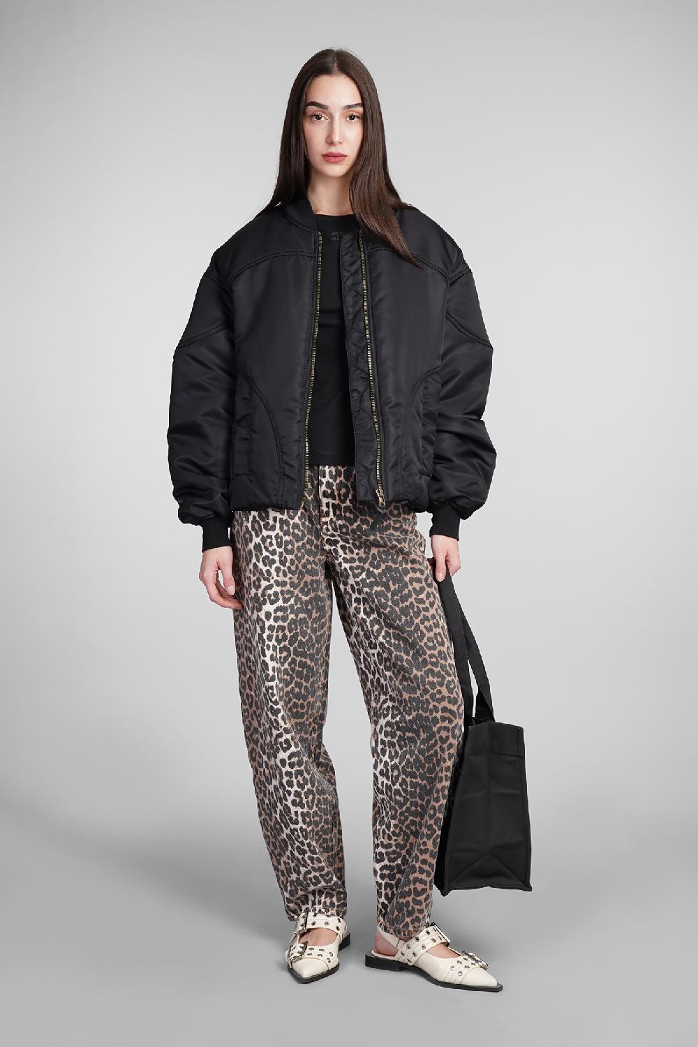 Deliberti Bacon Bomber in poliammide nera cod. 407803 - Deliberti The Luxury Shopping Spedizione Gratuita