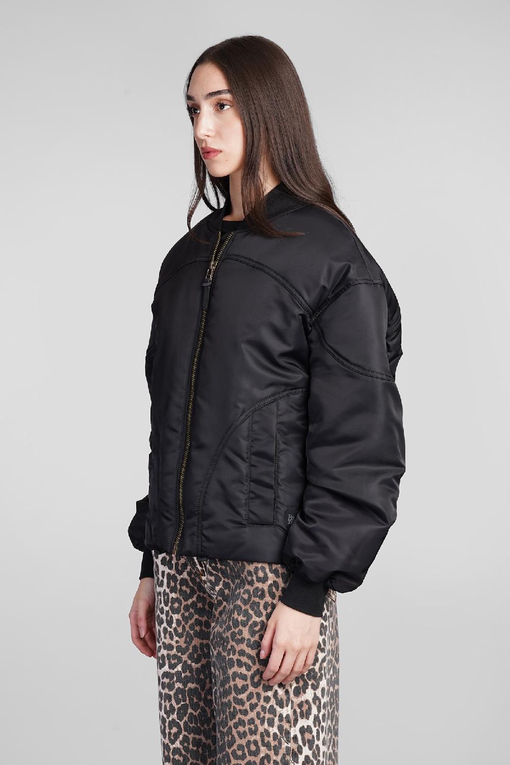 Deliberti Bacon Bomber in poliammide nera cod. 407803 - Deliberti The Luxury Shopping Spedizione Gratuita