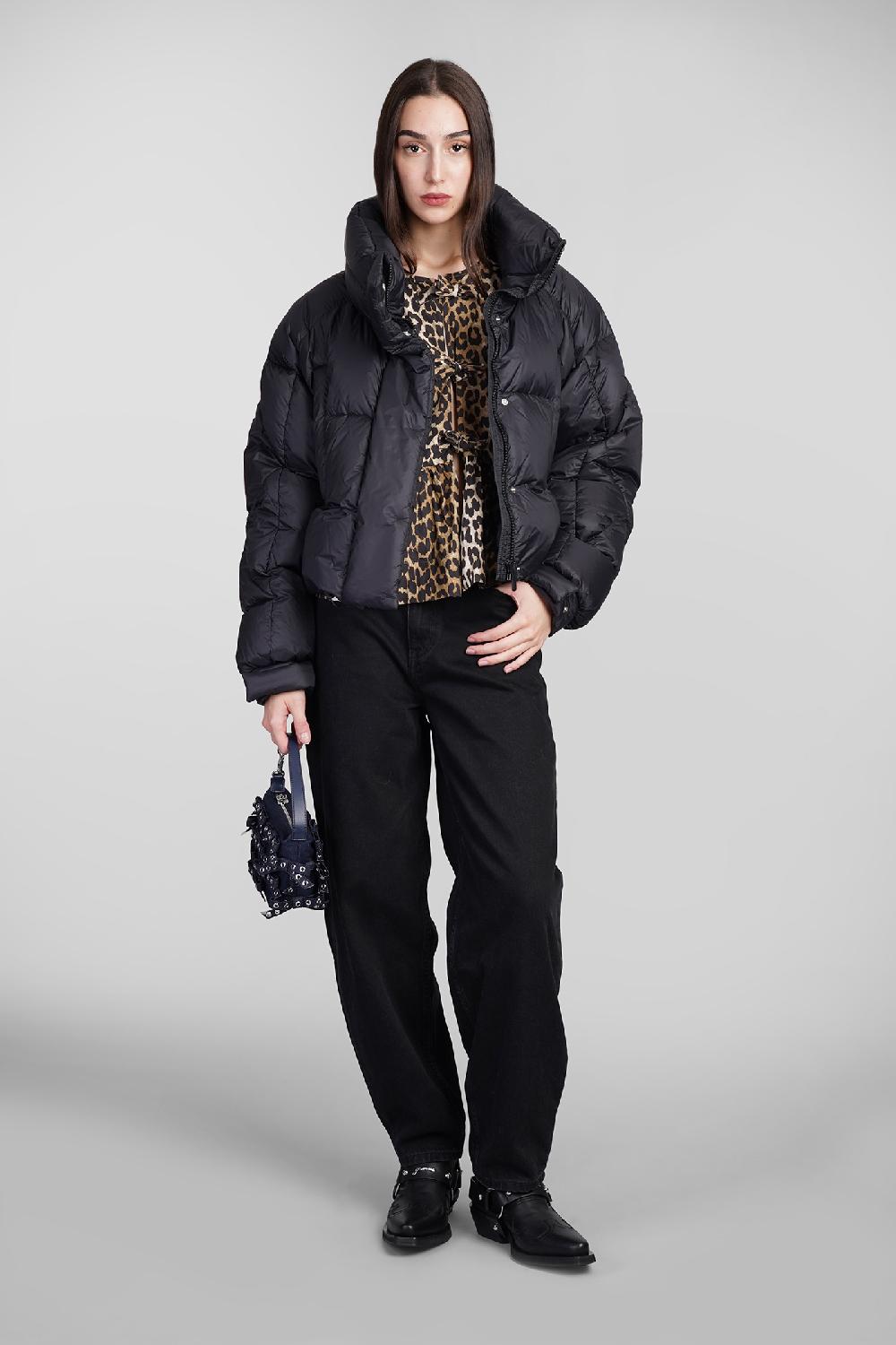 Deliberti Bacon Piumino in poliammide nera cod. 408585 - Deliberti The Luxury Shopping Pezzi Unici