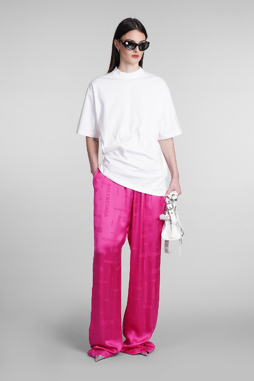 Deliberti Balenciaga T-shirt in cotone bianco cod. 394992 - Deliberti The Luxury Shopping Negozi Online