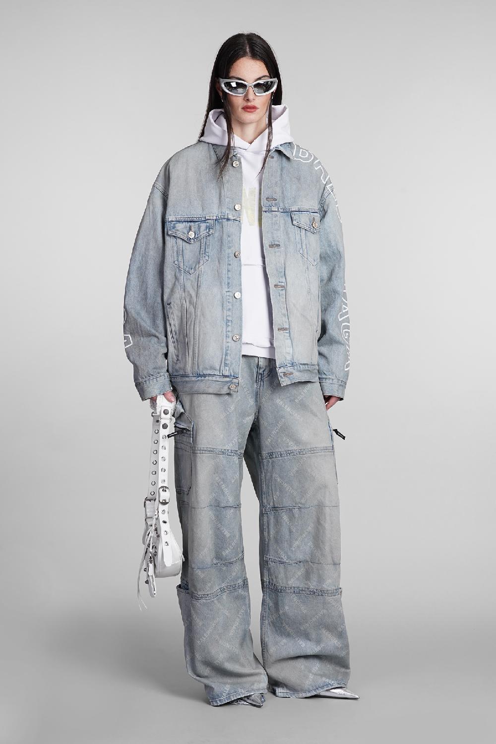 Deliberti Balenciaga Giacche denim in cotone blu cod. 395006 - Deliberti The Luxury Shopping Shopping Online