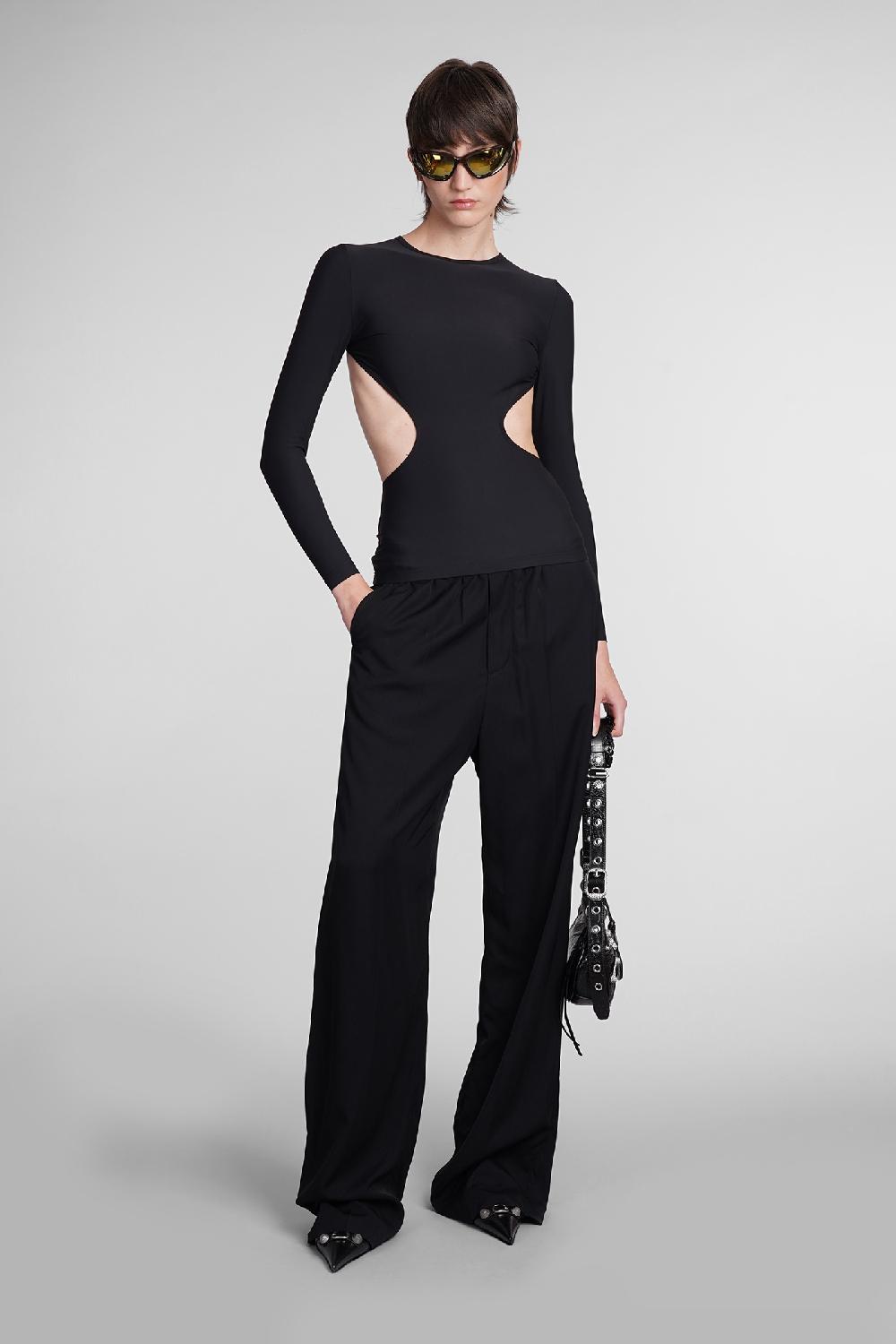 Deliberti Balenciaga Topwear in nylon nero cod. 398894 - Deliberti The Luxury Shopping Offerta
