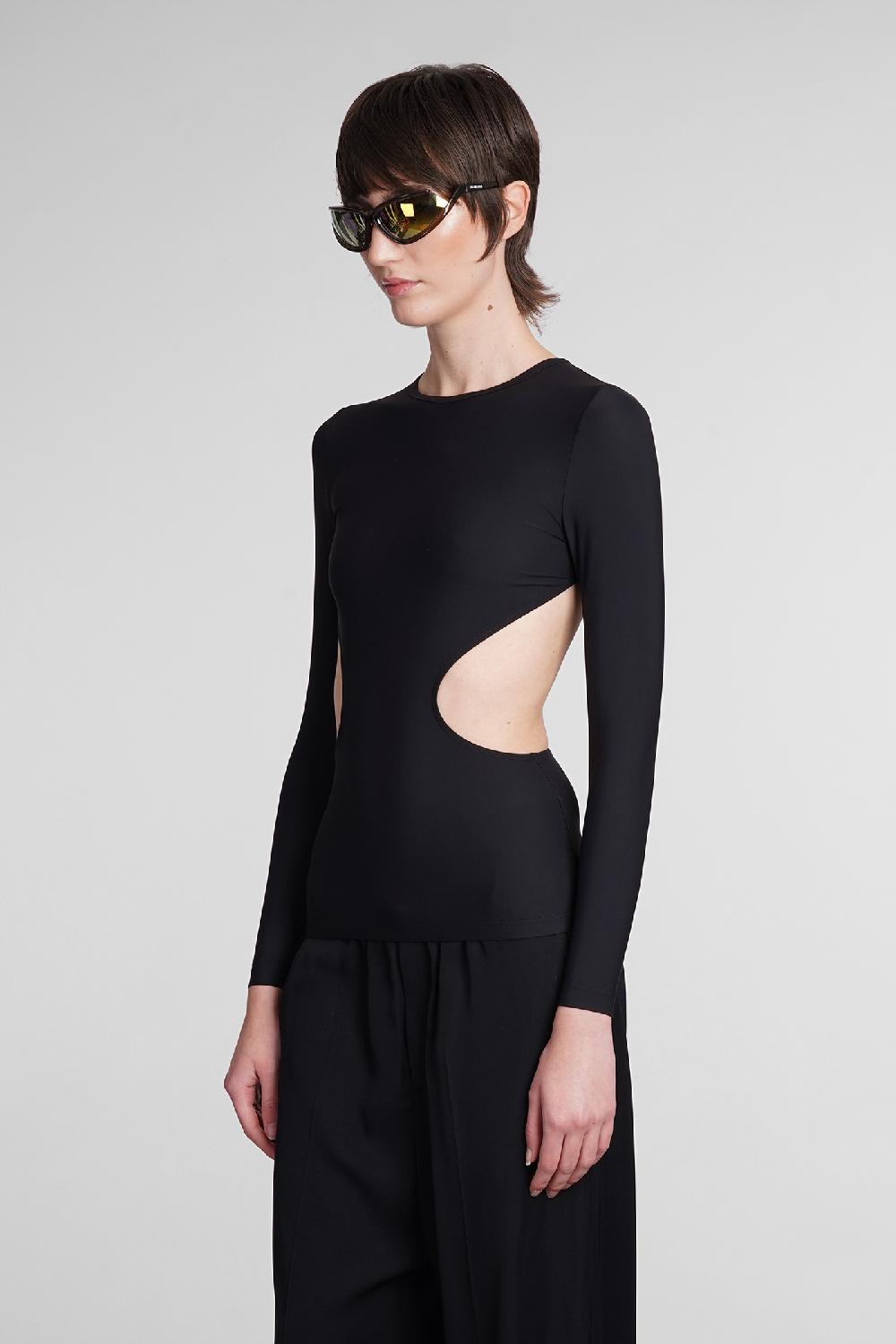 Deliberti Balenciaga Topwear in nylon nero cod. 398894 - Deliberti The Luxury Shopping Offerta