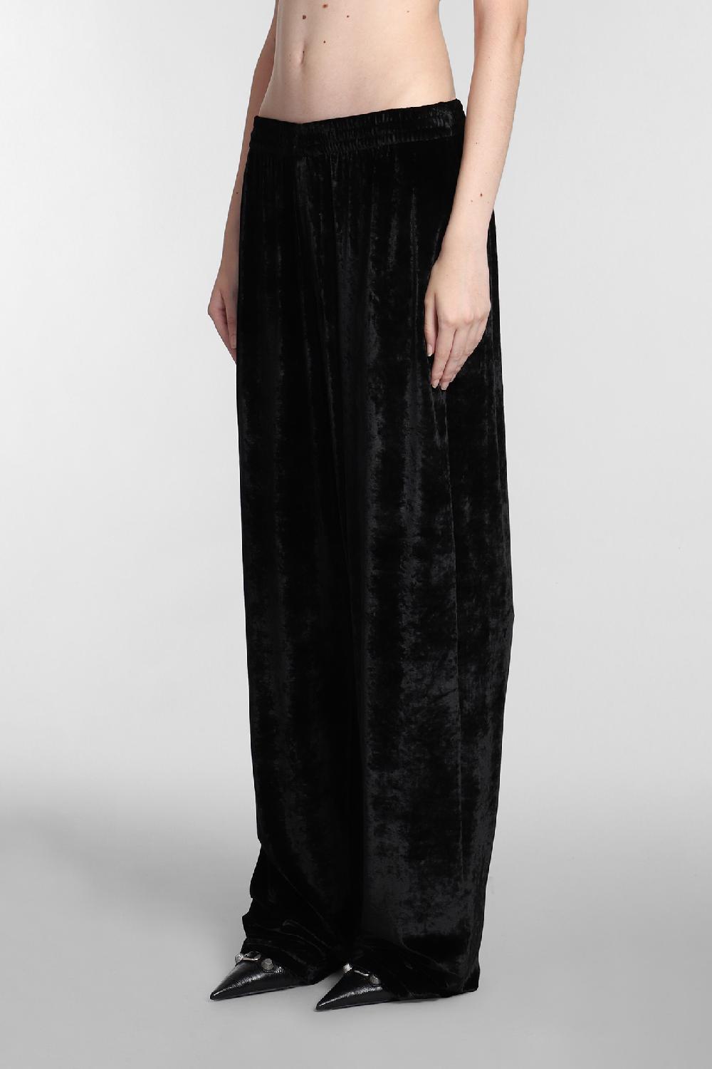 Deliberti Balenciaga Pantalone in viscosa nera cod. 381732 - Deliberti The Luxury Shopping Economico