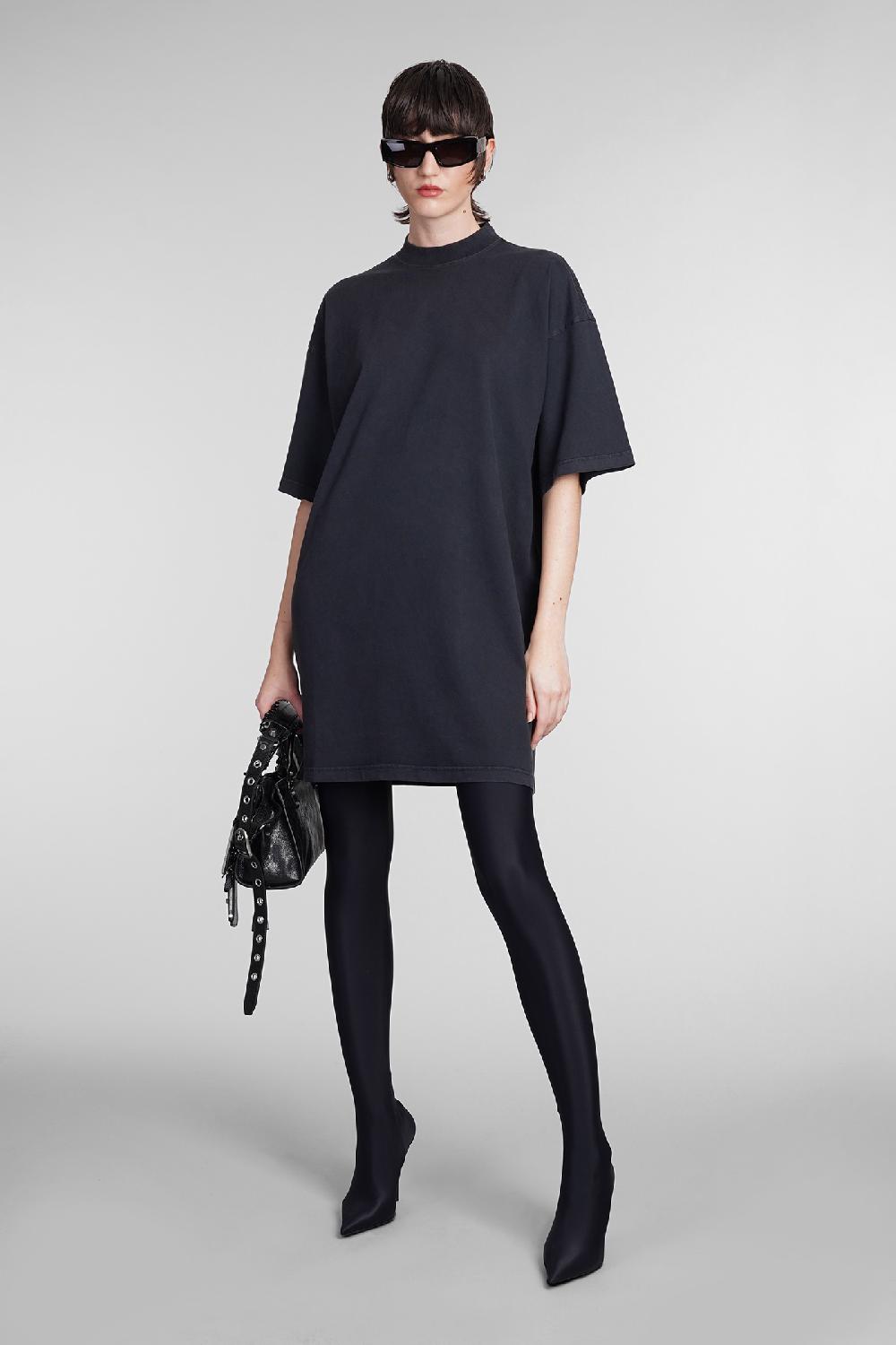 Deliberti Balenciaga Abito in cotone nero cod. 393400 - Deliberti The Luxury Shopping Offerte