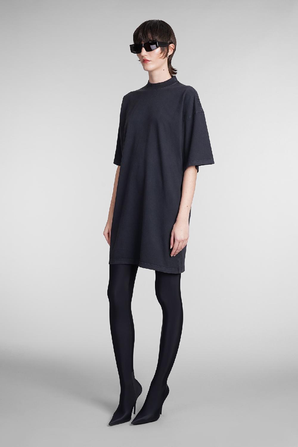 Deliberti Balenciaga Abito in cotone nero cod. 393400 - Deliberti The Luxury Shopping Offerte
