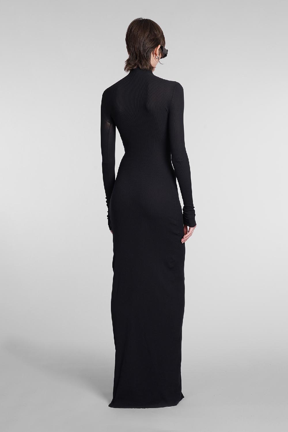 Deliberti Balenciaga Abito in poliammide nera cod. 398344 - Deliberti The Luxury Shopping Vendita Calda