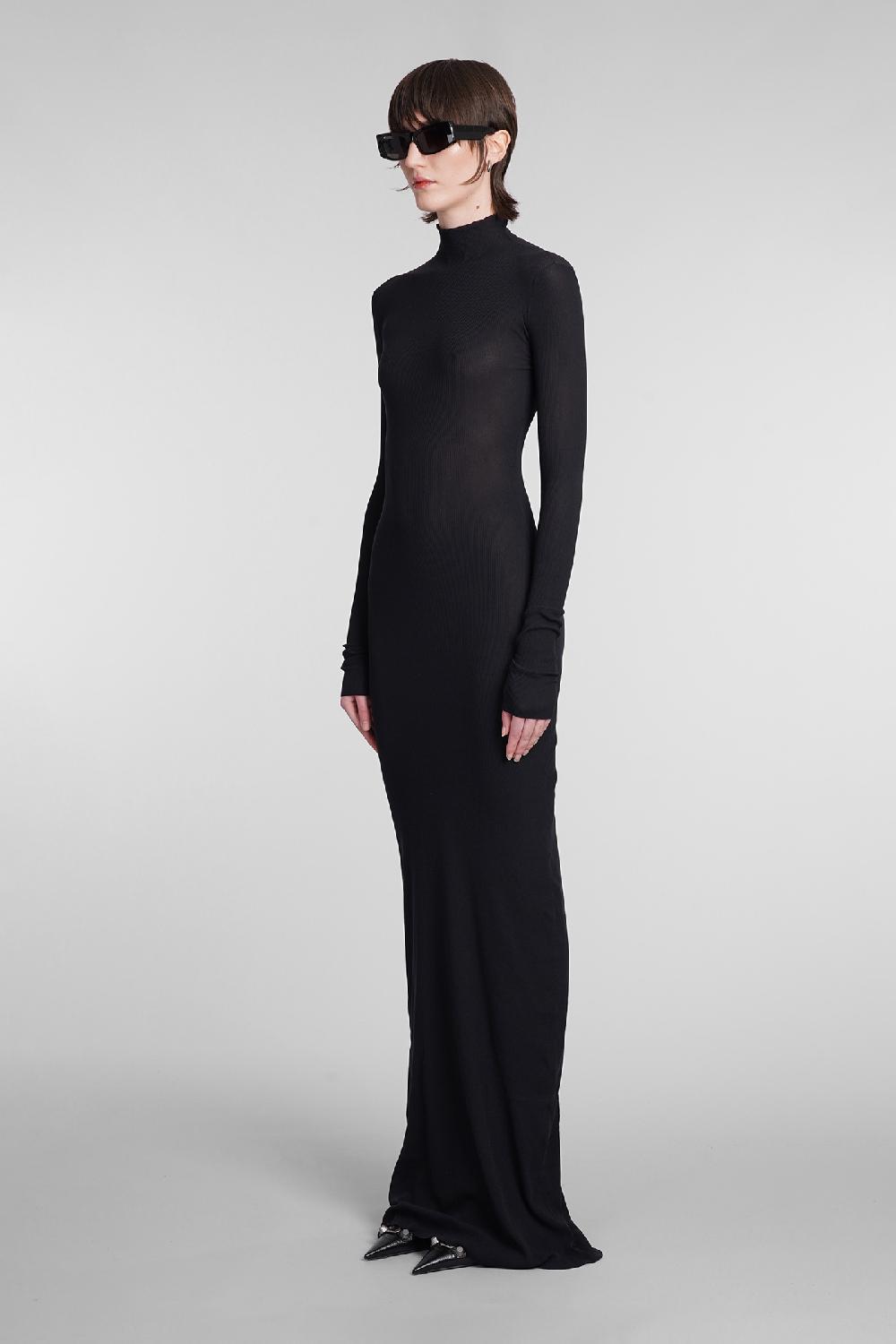 Deliberti Balenciaga Abito in poliammide nera cod. 398344 - Deliberti The Luxury Shopping Vendita Calda