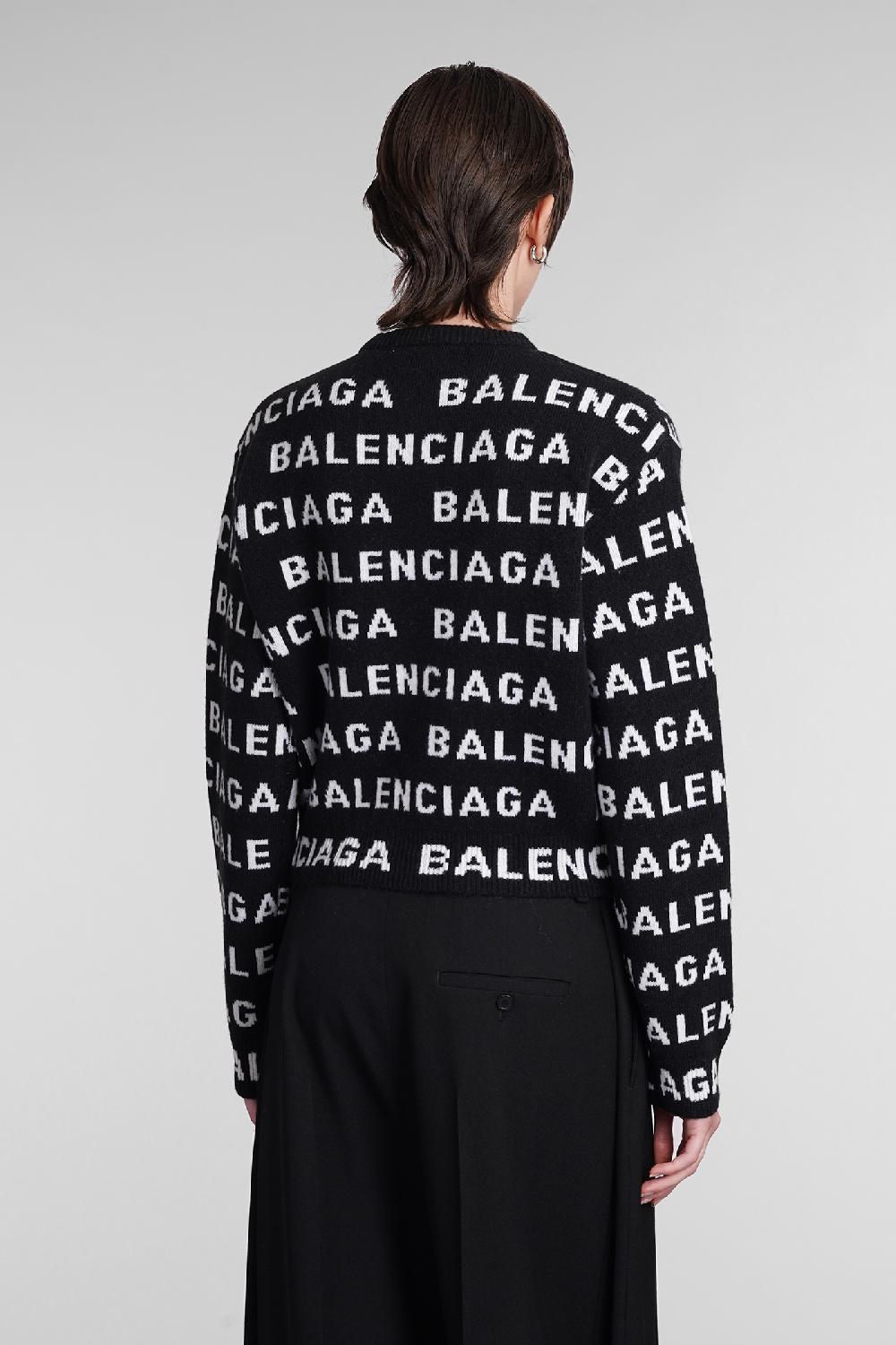 Deliberti Balenciaga Maglia in lana nera cod. 393401 - Deliberti The Luxury Shopping I Più Venduti