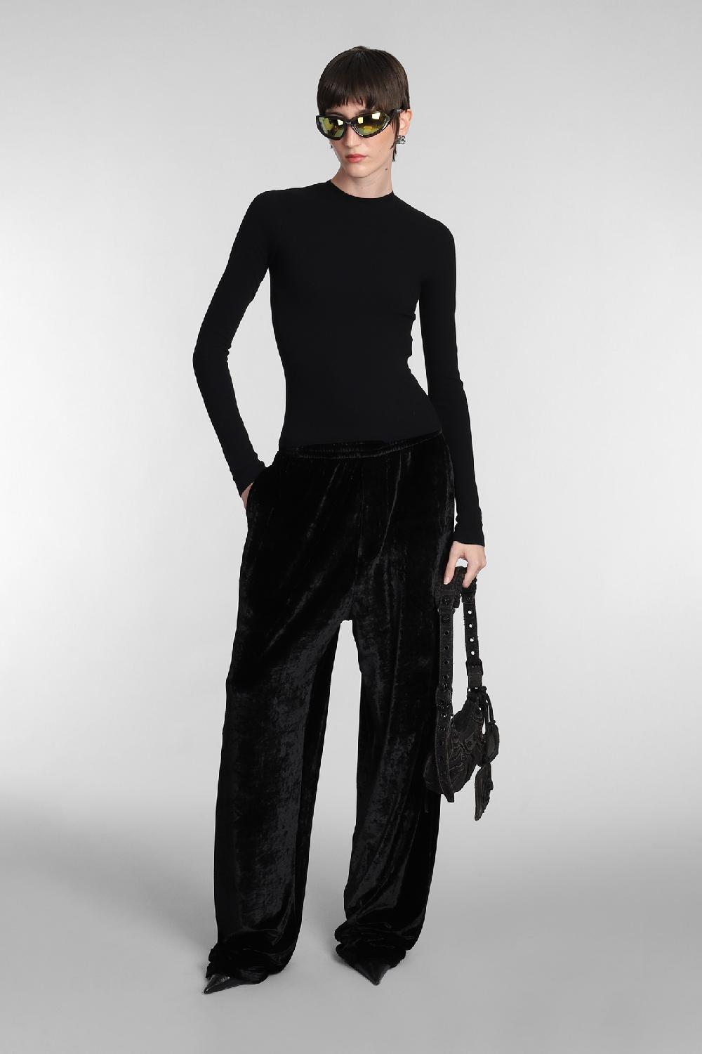 Deliberti Balenciaga Topwear in cotone nero cod. 381741 - Deliberti The Luxury Shopping 2025