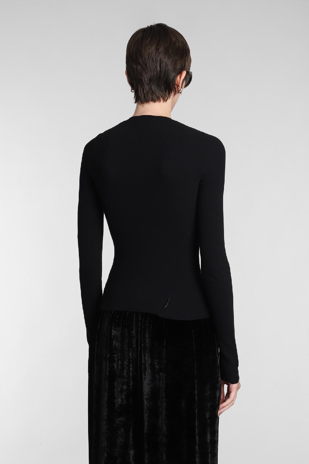 Deliberti Balenciaga Topwear in cotone nero cod. 381741 - Deliberti The Luxury Shopping 2025