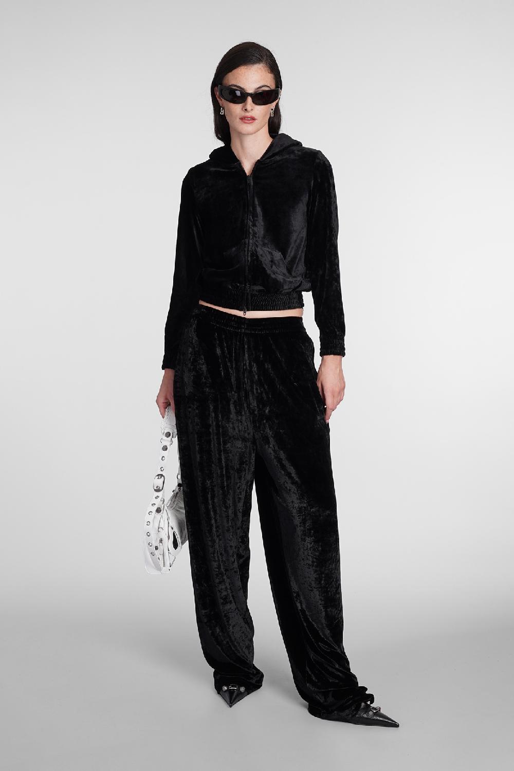 Deliberti Balenciaga Felpa in viscosa nera cod. 386190 - Deliberti The Luxury Shopping Vendita