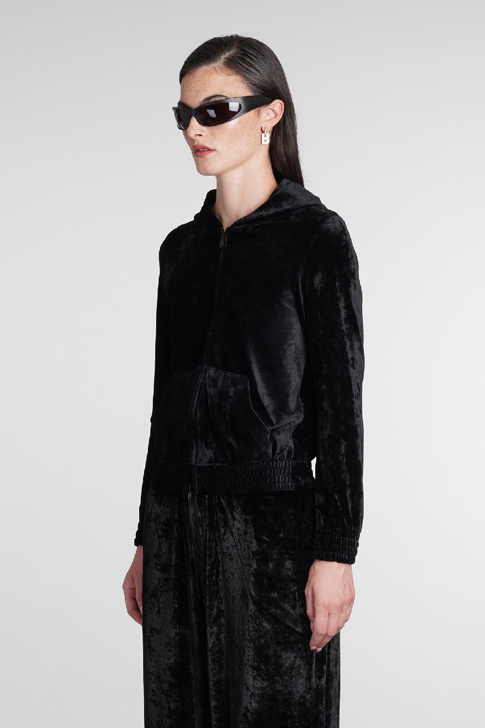 Deliberti Balenciaga Felpa in viscosa nera cod. 386190 - Deliberti The Luxury Shopping Vendita