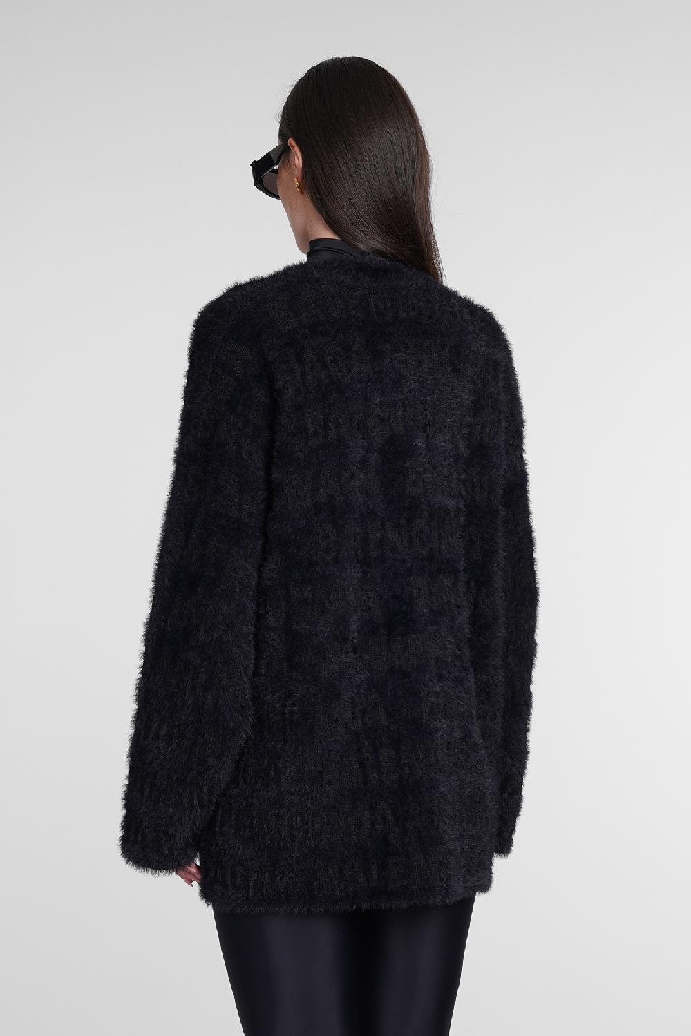 Deliberti Balenciaga Cardigan in lana nera cod. 386194 - Deliberti The Luxury Shopping Promozione