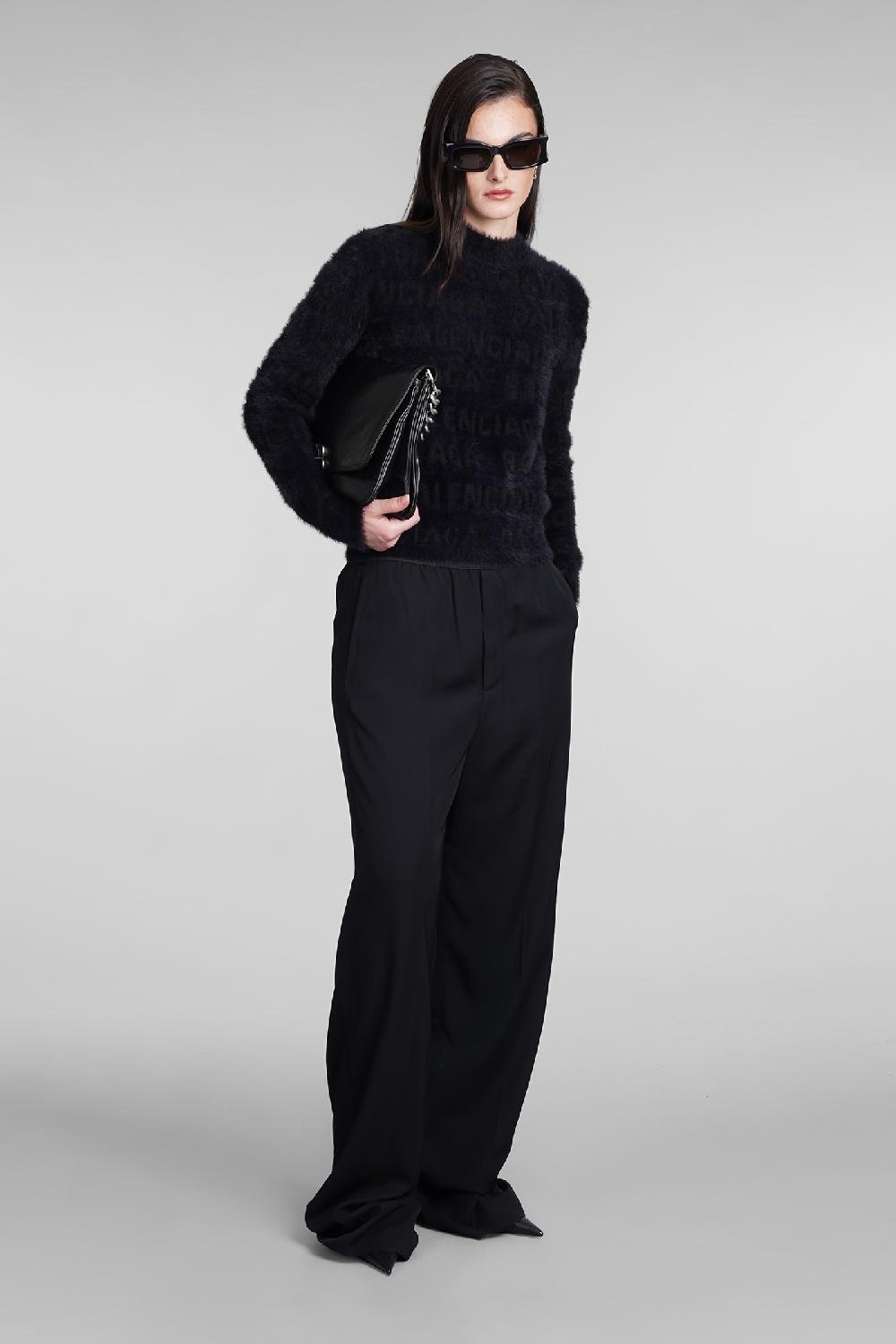 Deliberti Balenciaga Maglia in lana nera cod. 390877 - Deliberti The Luxury Shopping Pezzi Unici