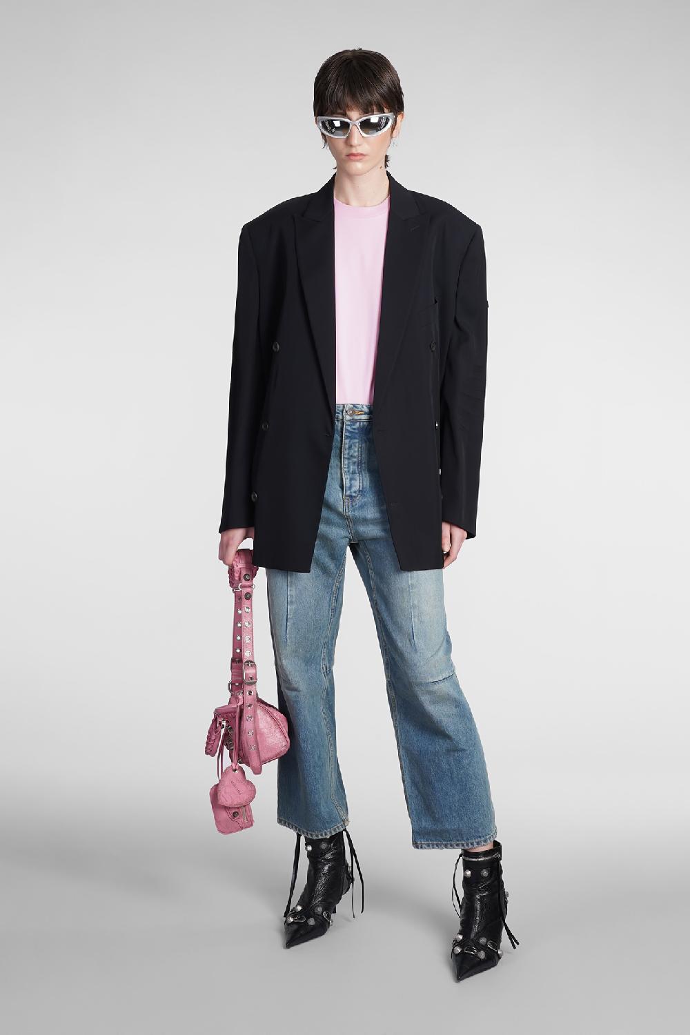 Deliberti Balenciaga T-shirt in cotone rosa cod. 375667 - Deliberti The Luxury Shopping Shopping Online