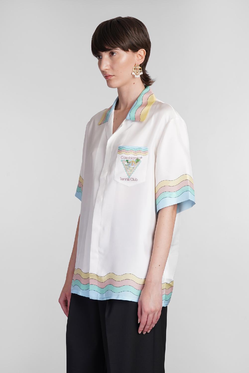 Deliberti Casablanca Camicia in seta bianca cod. 402435 - Deliberti The Luxury Shopping Hotsell
