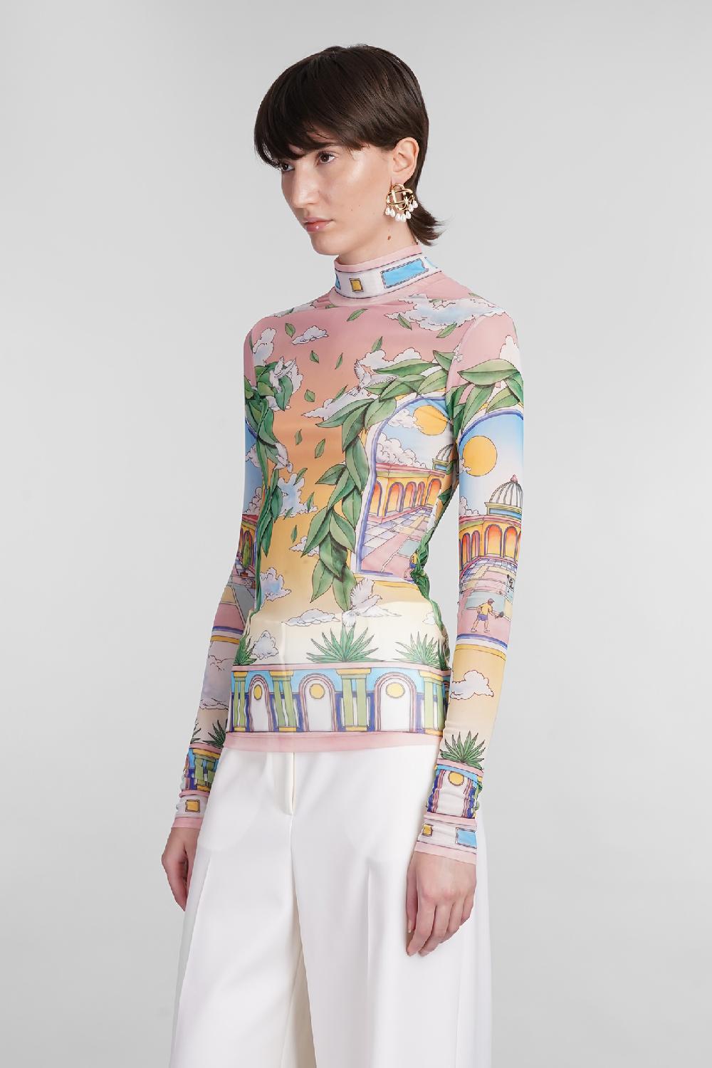 Deliberti Casablanca Topwear in poliestere multicolor cod. 402438 - Deliberti The Luxury Shopping Saldi Di Fabbrica
