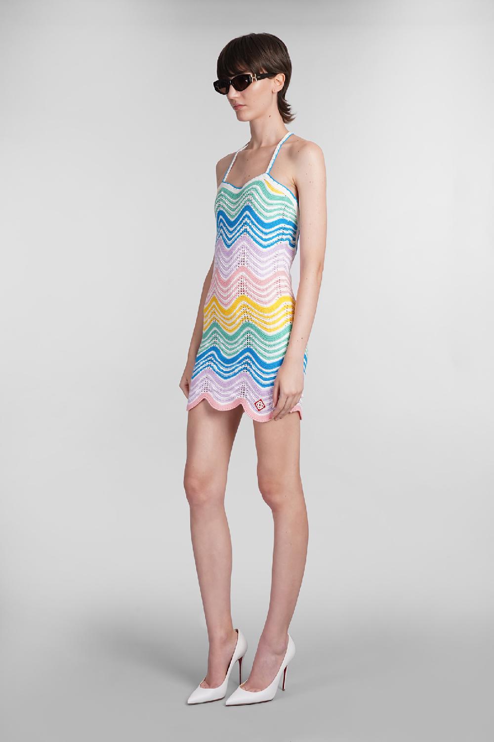 Deliberti Casablanca Abito in cotone multicolor cod. 402441 - Deliberti The Luxury Shopping Negozio