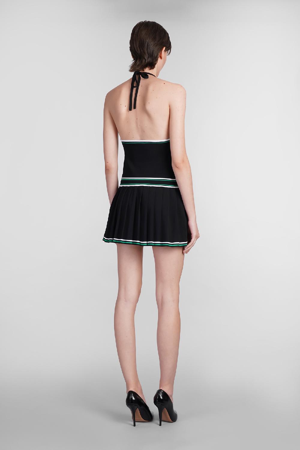 Deliberti Casablanca Abito in viscosa nera cod. 402442 - Deliberti The Luxury Shopping In Saldo