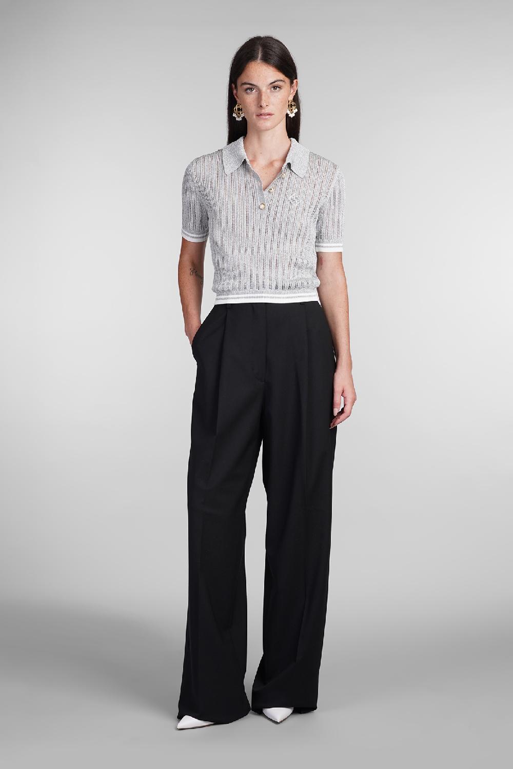 Deliberti Casablanca Polo in viscosa grigia cod. 404113 - Deliberti The Luxury Shopping Italia