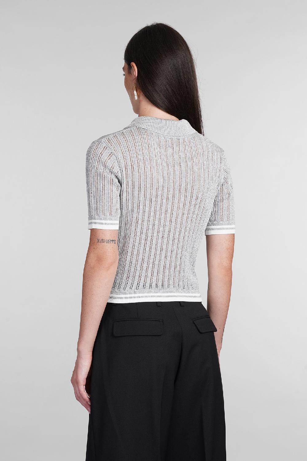 Deliberti Casablanca Polo in viscosa grigia cod. 404113 - Deliberti The Luxury Shopping Italia