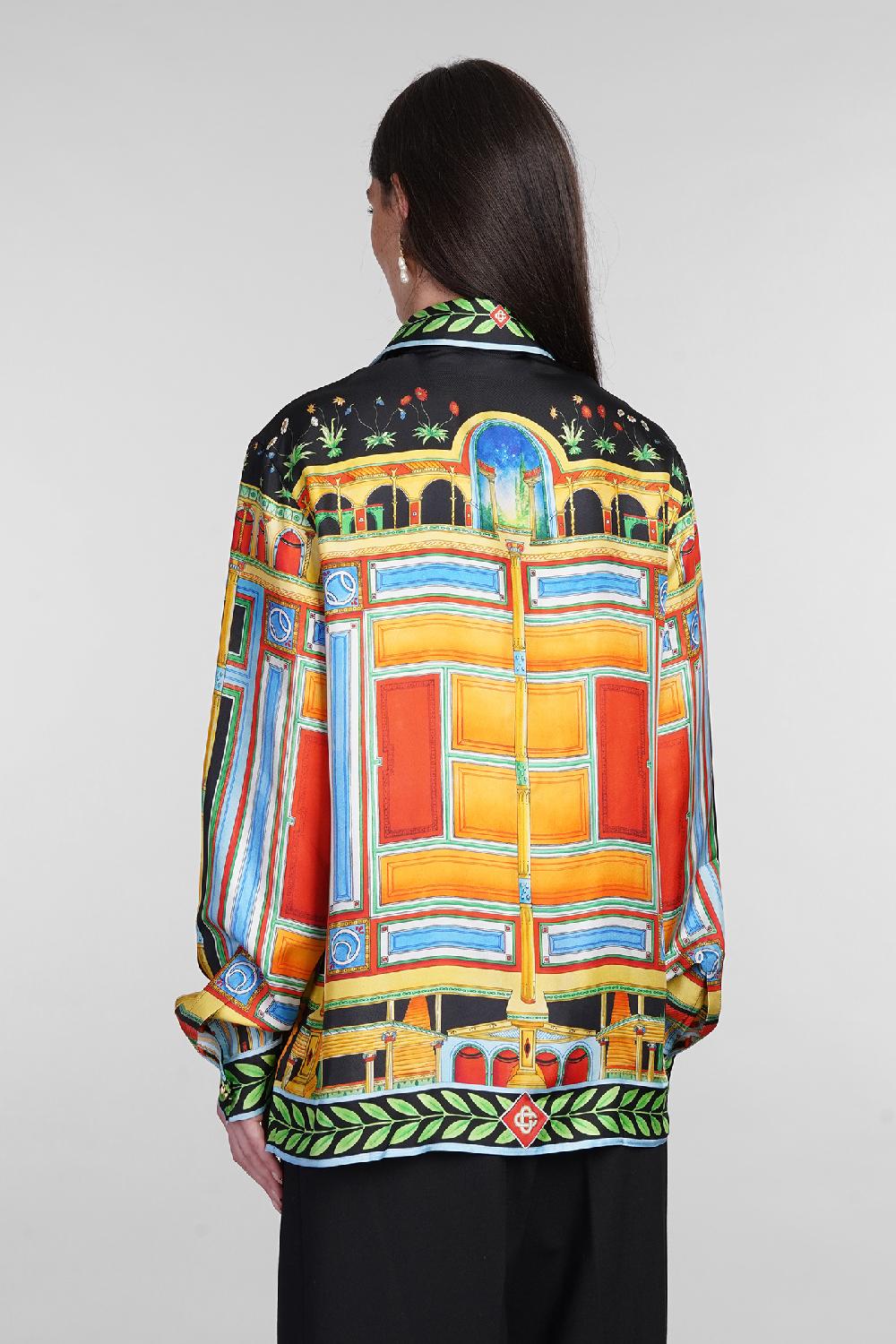 Deliberti Casablanca Camicia in seta multicolor cod. 404997 - Deliberti The Luxury Shopping Nuovo
